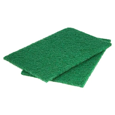 Image of wolfcraft 2 Burnishing Pads, Coarse I 5898000 For grinding, derusting and polishing wooden metal surfaces