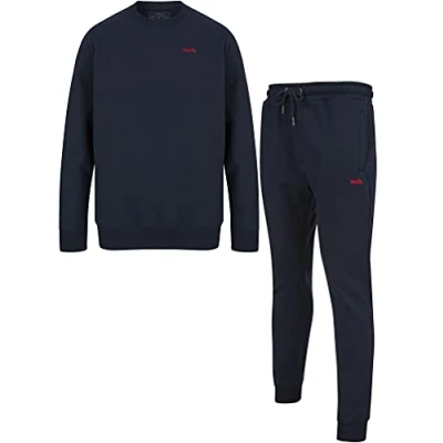 Image of Tokyo Laundry Men&#039;s Sweatshirt &amp; Jogger Tracksuit Set Sky Captain Navy L