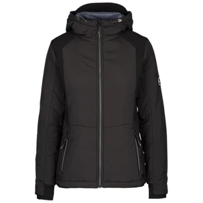 Image of DLX Womens Lightweight Padded Jacket Waterproof with Grown On Hood Courtney