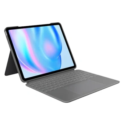 Image of Logitech Combo Touch Keyboard Case Apple iPad Air (2024) 13 Grey Qwerty UK