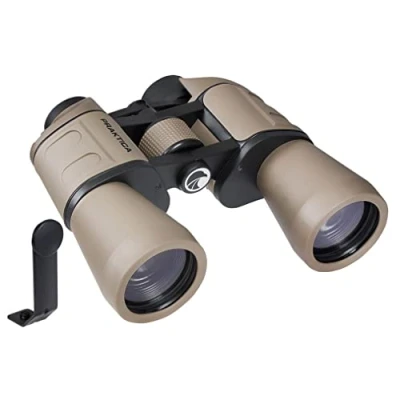 Image of Praktica Falcon 12x50mm Porro Prism Field Sand Binoculars &amp; Tripod Mount Adapter Fully Coated Lenses, Sturdy Construction, Aluminium Chassis, Bird Watching, Sailing, Hiking, Sightseeing, Astronomy
