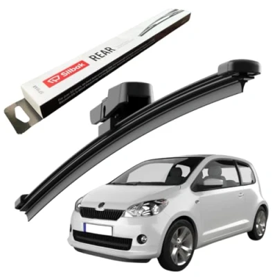 Image of Silbak Rear Windscreen Wiper, fits for SKODA CITIGO (10/2011 ONWARDS) Wiper Blade, 250mm