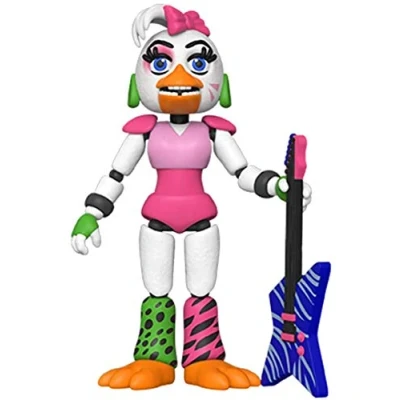 Image of Funko Action Figure: Five Nights At Freddy&#039;s (FNAF) PizzaPlex Glamrock Chica the Chicken Collectable Toy Gift Idea Official Merchandise