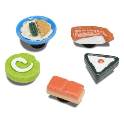 Image of Crocs 3D MINI Sushi Party 5 PACK Unisex Gift, Size: One Size, Multi