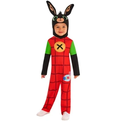 Image of Rubies Official Bing Classic Child Costume, Kids Fancy Dress, Size Ages 3 4 Years
