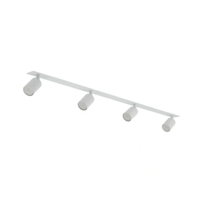 Image of Nex Flush Mount Ceiling Spotlight Bar White 4xGU10