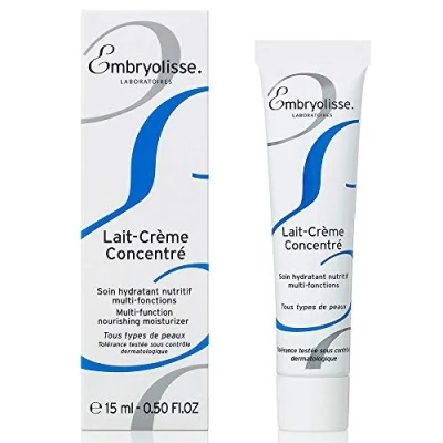 Image of Embryolisse Lait Creme Concentre Versatile 6 in 1 Treatment Nourishing Moisturiser Hydrates, Protects, and &amp; Enhances Skin Perfect Make up Base 15ml Size (Packaging May Vary)