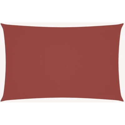 Image of vidaXL Sunshade Sail Oxford Fabric Rectangular 4x7 m Terracotta