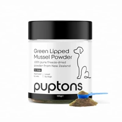 Image of Puptons 100% Pure Green Lipped Mussel Powder for Dogs 100g (166 servings)