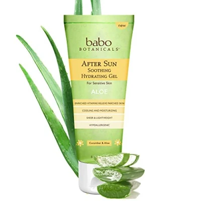 Image of Babo Botanicals After Sun Soothing Hydrating Gel for Sensitive Skin Cucumber &amp; Aloe 8 fl. oz.