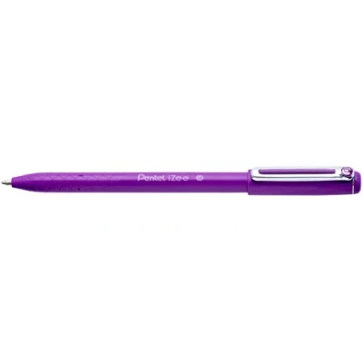 Image of Pentel iZee 1.0mm Ballpoint Violet Ink Pack of 12