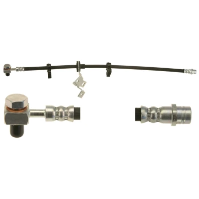 Image of 1634200848, 1634201148, 1634201548, 1634201848, 1634202048 Brake Hose TRW PHD966 545mm M10x1 Internal Thread MERCEDES BENZ: ML Class