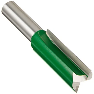 Image of Trend CraftPro Straight Two Flute Router Cutter Bit, 1/2 Inch Shank, 19.1mm Cut Diameter &amp; 50mm Length, Tungsten Carbide Tipped, C030BX1/2TC