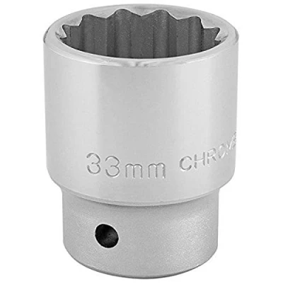 Image of Draper 12 Point Socket, 3/4&quot; Sq. Dr., 33mm