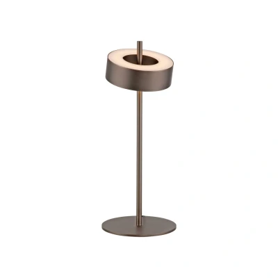 Image of Q Smart Home Paul Neuhaus LED table lamp Rotate dark brown 40 cm