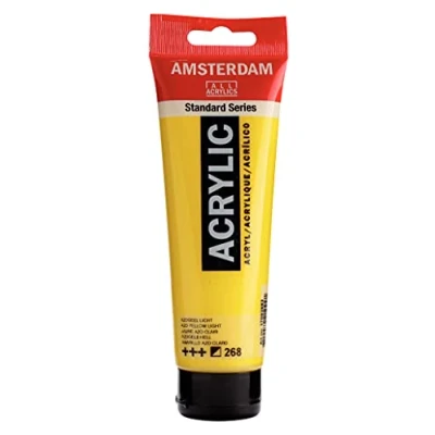 Image of Amsterdam Standard Series Acrylic Tube 120 ml Azo Yellow Light 268 (17092682)