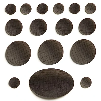 Image of PERFECT PATCH KIT Self Adhesive Down Jacket Repair Patches Waterproof, Tear Resistant, Pre Cut Nylon 16 Piece Set for Coats, Sleeping Bags, Tents, &amp; Outdoor Gear Dark Brown