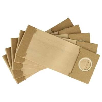 Image of vhbw 5x Turbo Filter compatible with Metabo SR 356, 358, E 357, 359 Electric Sander, Orbital Sander paper Dust Bag Set Brown