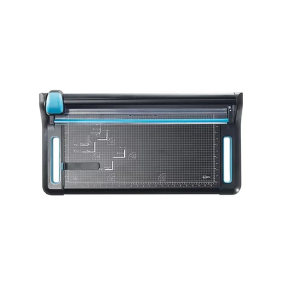 Image of Avery A2 P640 Precision Trimmer Paper Cutter, Black and Teal