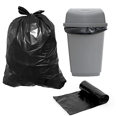 Image of Bin Bags 70l Pack Of 20 Liners Extra Strong Refuse Sacks Heavy Duty Black Garbage Bag Leak Proof Tear Free Trash Thick Kitchen Waste Dustbin For Home, Diy Garden, Office