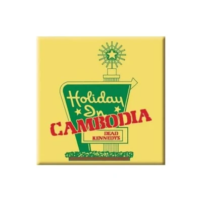 Image of Dead Kennedys Holiday Inn Cambodia Steel Metal Fridge Magnet Album Band