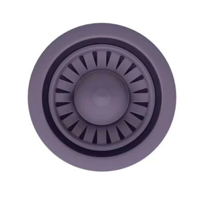 Image of Liquida SW1GM Gun Metal Grey Kitchen Sink Basket Strainer Waste