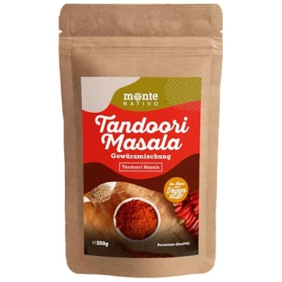 Image of Tandoori Masala Powder Monte Nativo (250g) Spice Mix Indian Spices Gently dried and aromatic ideal for Cooking Seasoning