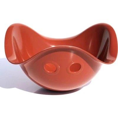Image of MOLUK Bilibo Bowl Shape Toy for Toddlers Non Toxic Plastic, Travel Friendly Bath Creative Indoor Outdoor Stimulates Imagination and Creativity Child Toys Gift Ideas Terracotta