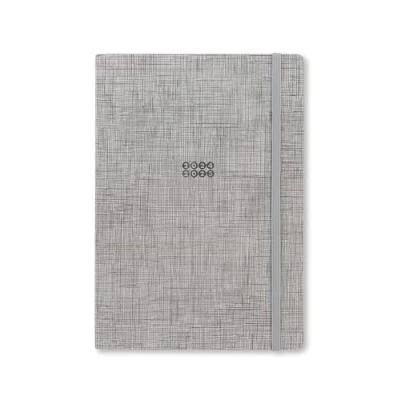 Image of Letts of London Edge A5 academic 2024/2025 week to view with notes (18m) diary Grey Grid
