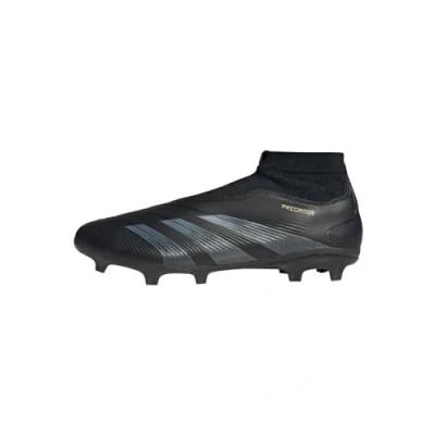Image of adidas Performance Predator League Laceless FIRM Ground Moulded stud football boots, Men&#039;s, Size: 9.5, Core black/carbon/gold metallic