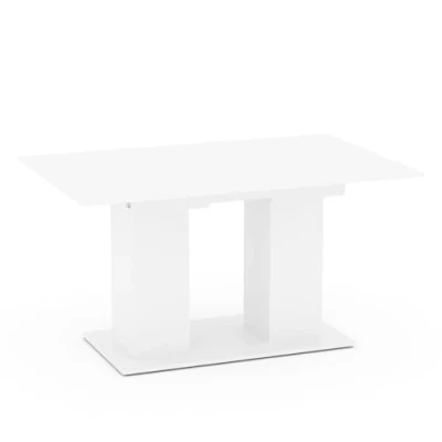 Image of Vicco Dining table Dix, White, 140 x 90 cm