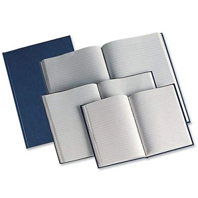 Image of Economy A5 Ruled Casebound Hardback Notebook Blue (Pack of 5)