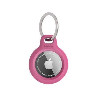 Image of BELKIN Secure AirTag Keyring Pink, Pink