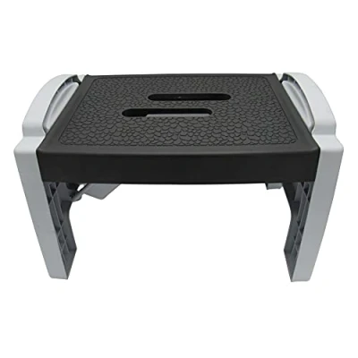 Image of SecureFix Direct Folding Step Stool 150KG (Foldable Kitchen Helper Collapsible Caravan Plastic)