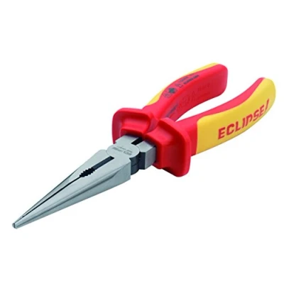 Image of Eclipse Professional Tools PWSF10648/11 VDE Long Nose Pliers 200mm (8&quot;)