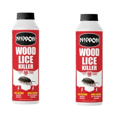 Image of Nippon Woodlice Killer Powder crawling insects woodlice, wasps, cockroaches, beetles, earwigs, silverfish and other Indoor &amp; Outdoor 150g (Pack of 2)
