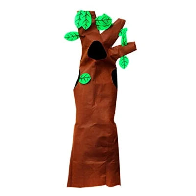 Image of KRUIHAN Unisex Adult Halloween Tree Costumes Kids Party Fancy Dress Role Play Outfits (160 170cm)