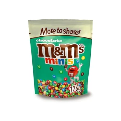 Image of M&amp;M&#039;s Minis Milk Chocolate More to Share Pouch Bag 176g