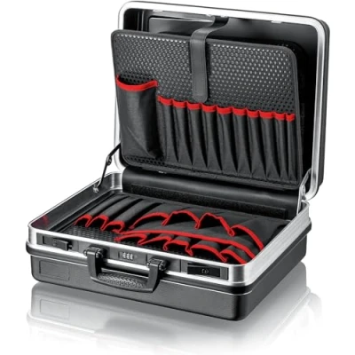 Image of KNIPEX Tool Case &quot;Basic&quot;, Empty, 41 Inserting Options, 27 L Volume, 465 x 200 410 mm, Empty Box, Case, 00 21 05 LE