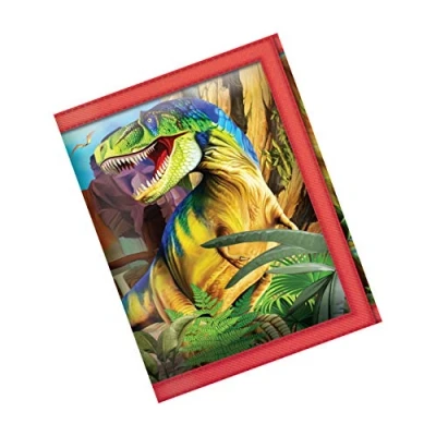 Image of 3D LiveLife Wallets Dino Smiles from Deluxebase. Lenticular Dinosaur Wallet. Cash, Coin and Card Holder with Artwork Licensed Renowned Artist Michael Searle