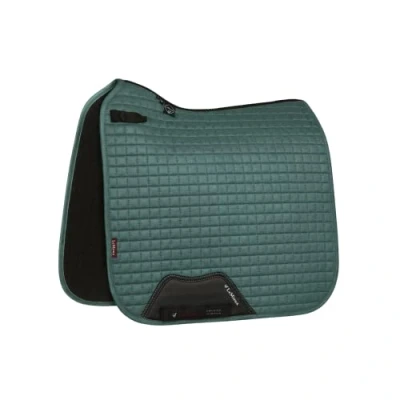 Image of LeMieux Close Contact Suede Square Saddle Pad Pads for Horses Equestrian Riding Equipment and Accessories (Sage Large)