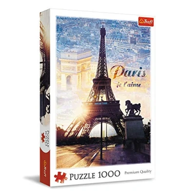 Image of Trefl &quot;Paris at Dawn Puzzle (1000 Piece, Multi Colour)