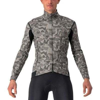 Image of CASTELLI 4522501 064 UNLTD PERFETTO RoS Sweatshirt Men&#039;s NICKEL GRAY/DARK GRAY Size L