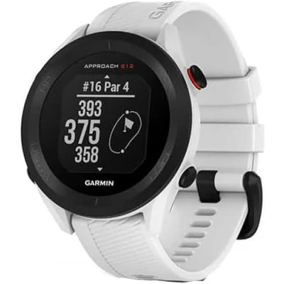 Image of Garmin [Renewed] Approach S12 GPS Golf Watch, Sunlight Readable Display, Preloaded with 42,000+ courses, up to 30 hours battery life in mode, White, (Renewed)
