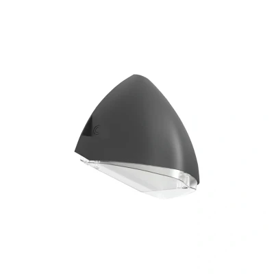 Image of Outdoor Maxi Cobra Multi Wattage CCT Emergency Wall Light Black Integral LED
