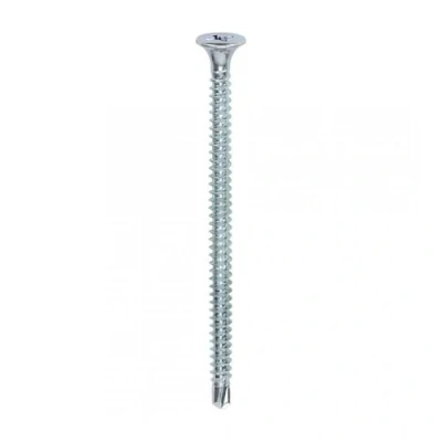 Image of TIMCO BZP PH2 Philips Self Drilling Drywall Screws 3.9 x 65 Zinc Box of 500