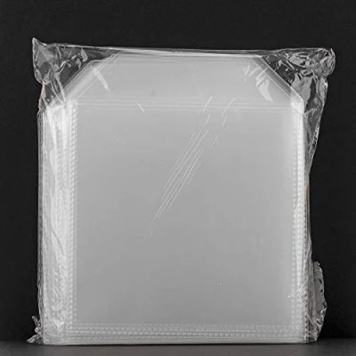Image of 200 x Dragon Trading Premium CD DVD Blu ray Disc 80 Micron Plastic Wallets Sleeves with Flap Durable for 1
