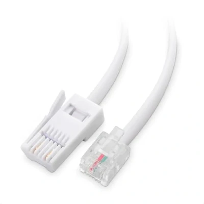 Image of Cable Matters 5m BT to RJ11 (Telephone for BT) in White
