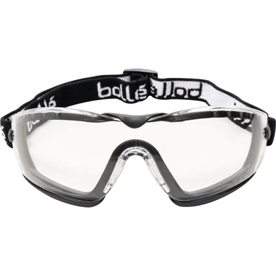 Image of Bolle COBFSPSI Polycarbonate Cobra Spectacles with Anti Scratch and Fog Lens, Clear
