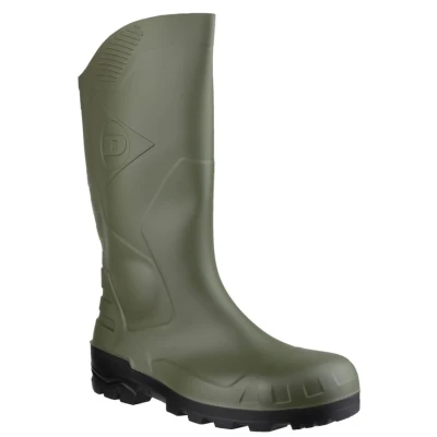 Image of Dunlop Protective Footwear (DUO19) Unisex Devon Safety Boots, Green, 12 UK